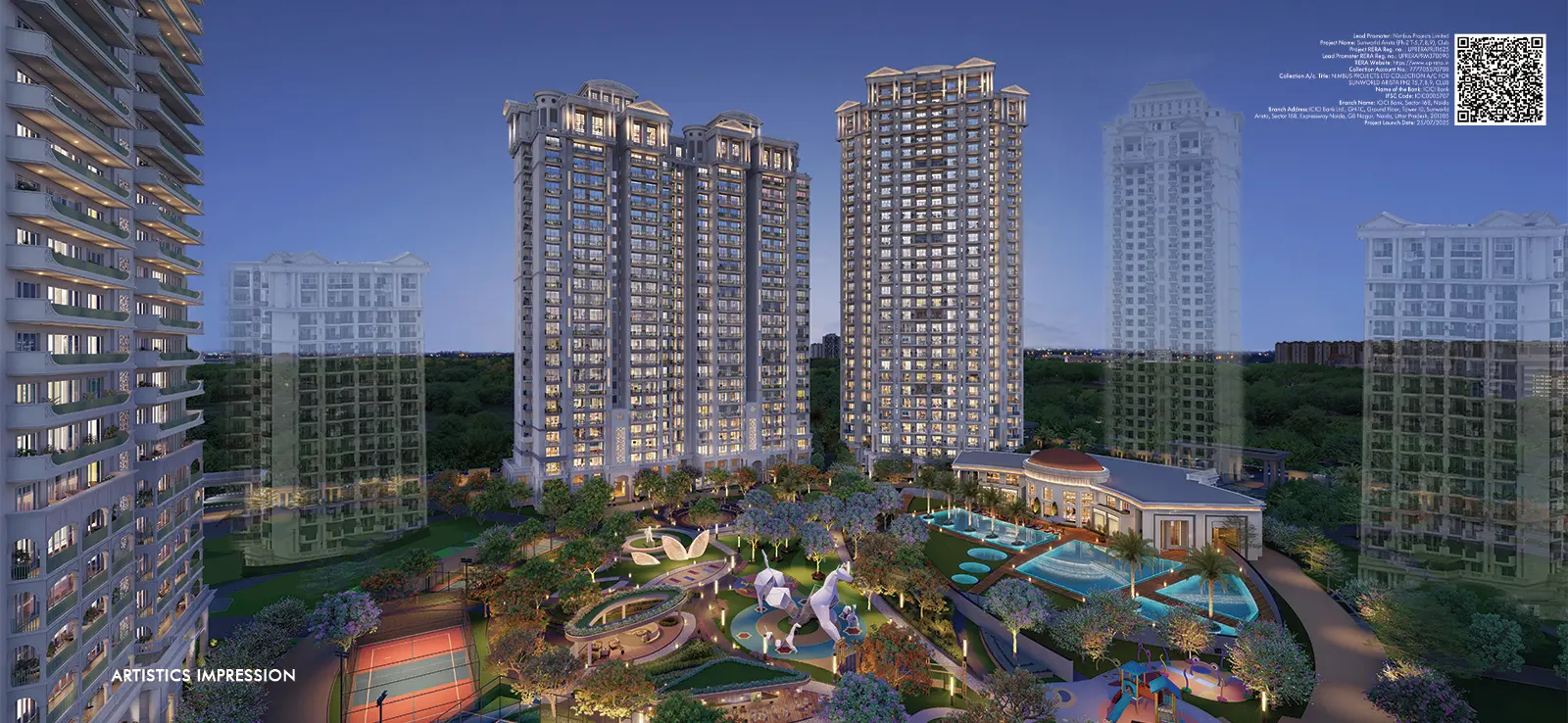 Nimbus The Arista Luxe, Sector 168, Noida: A Refined Perspective on Luxury Living
