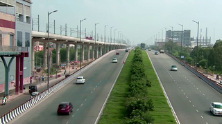 Gadkari Inspects Faridabad Bypass Project Site, Reviews Construction Progress