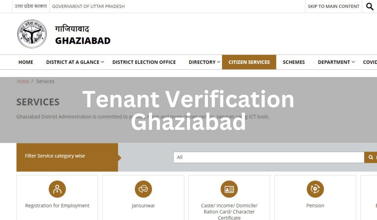 Tenant Verification in Ghaziabad: Process, Documents & Importance Explained