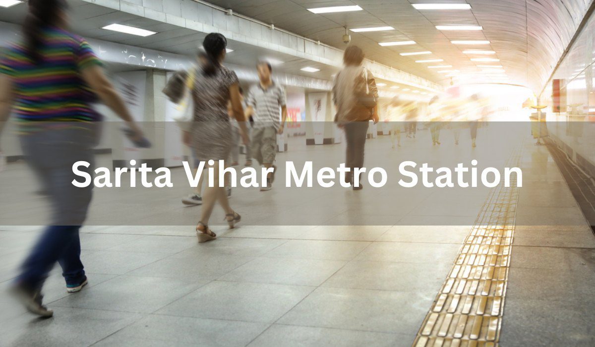 Sarita Vihar Metro Station guide covering route, timings, connectivity, facilities, and nearby areas. Explore why it is a key transit hub in South-East Delhi.
