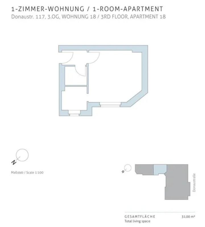 Residential property with charming 1-room apartment in a historic building in Neukölln in Berlin — photo 2