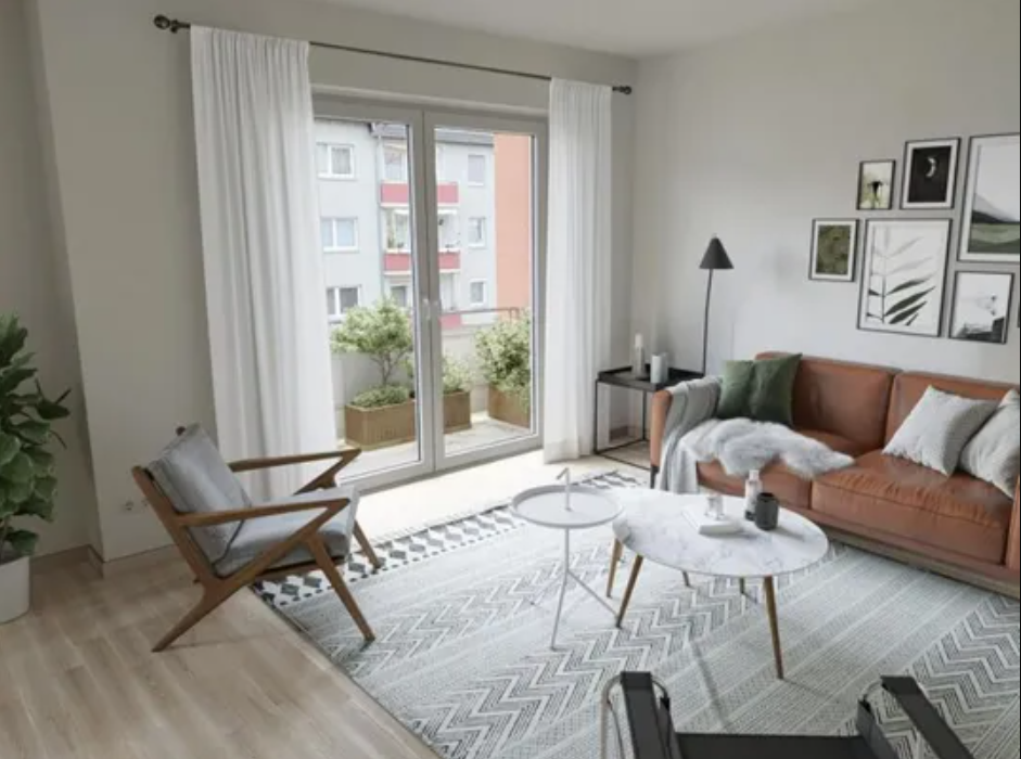 RENTED --- Bright 2-room condominium in Unterrath for investment - commission-free in Düsseldorf — photo 3